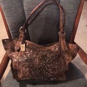 Like new Frye slouch purse.
